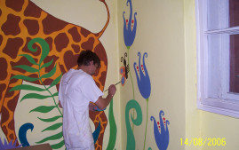 Malování dětského pokoje