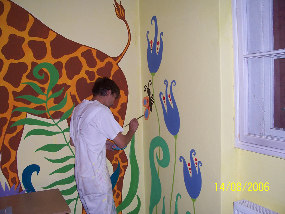 Malování dětského pokoje
