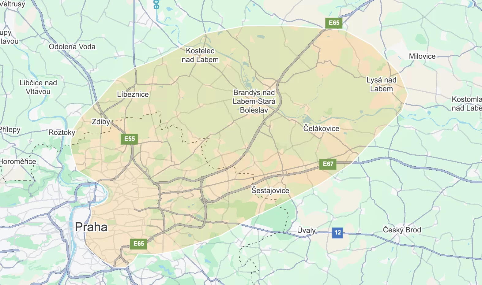 Mapa kde působíme